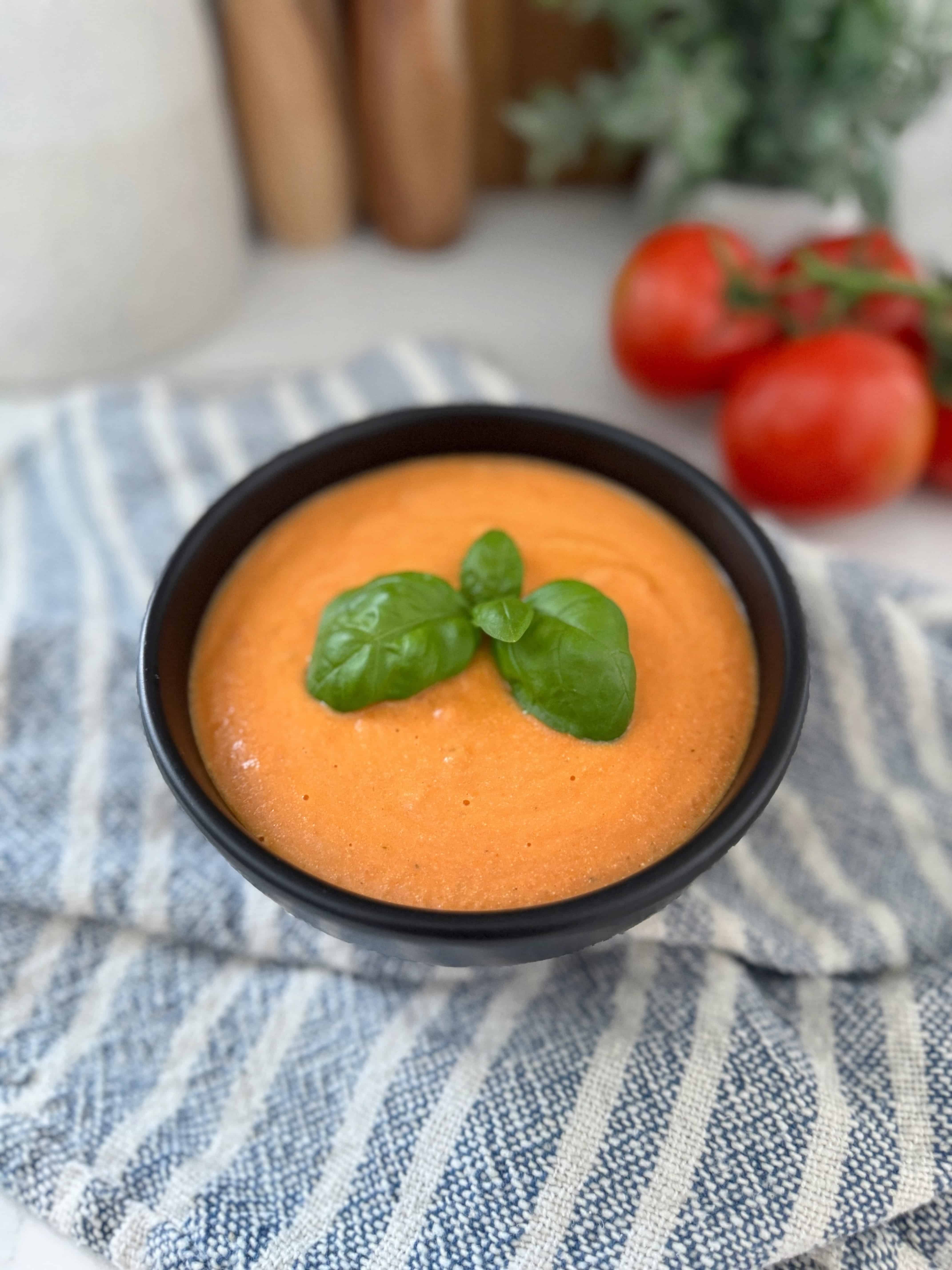 Crème de tomates protéinée